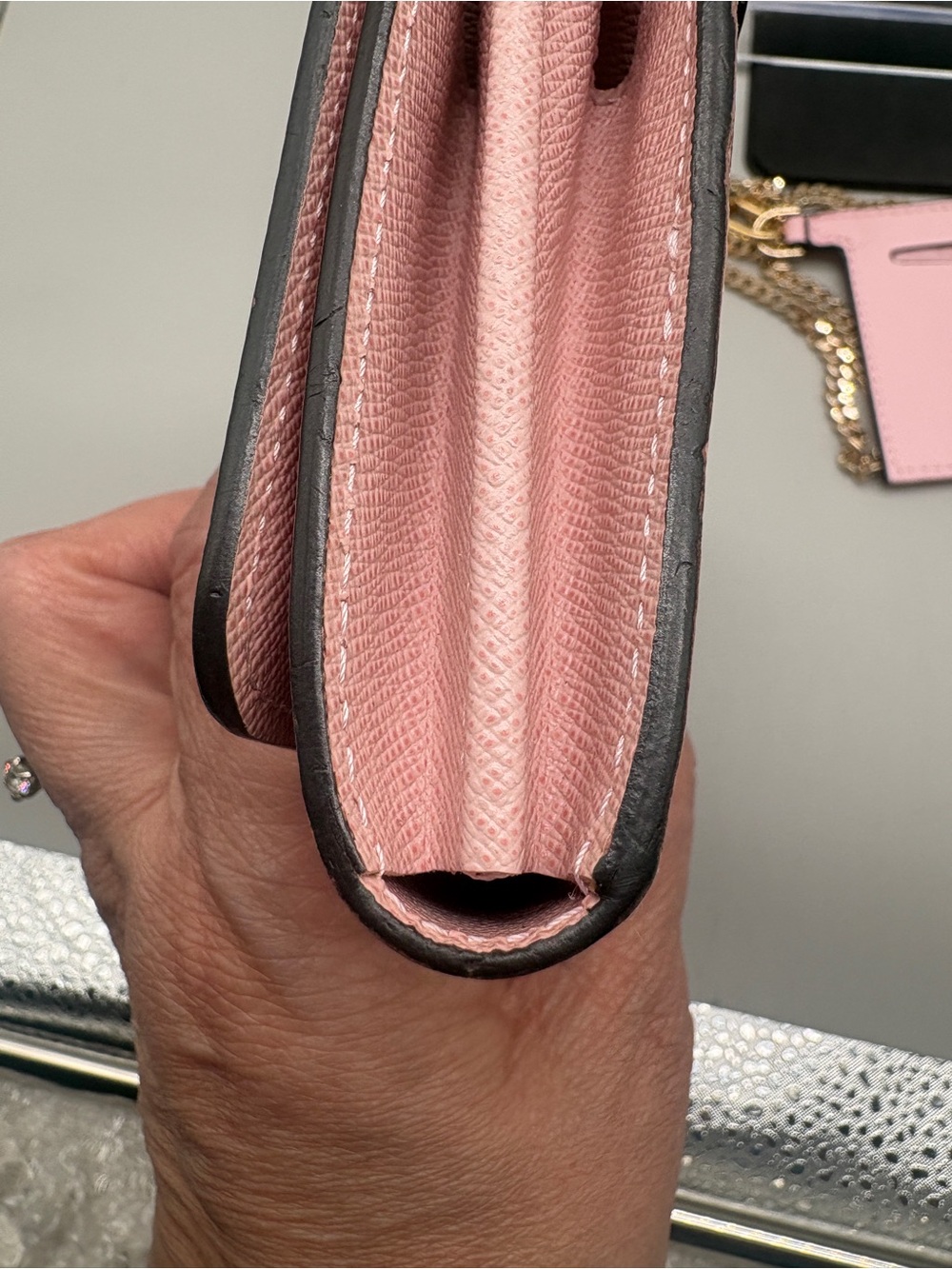 Louis Vuitton Twist Wallet Pink Epi Leather w/ Replacement Chain” - Picture 11 of 14